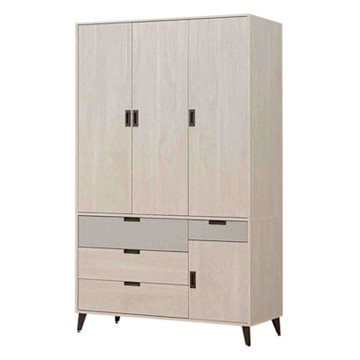 文創集 達斯卡3.9尺四門四抽衣櫃-118x54x198cm免組