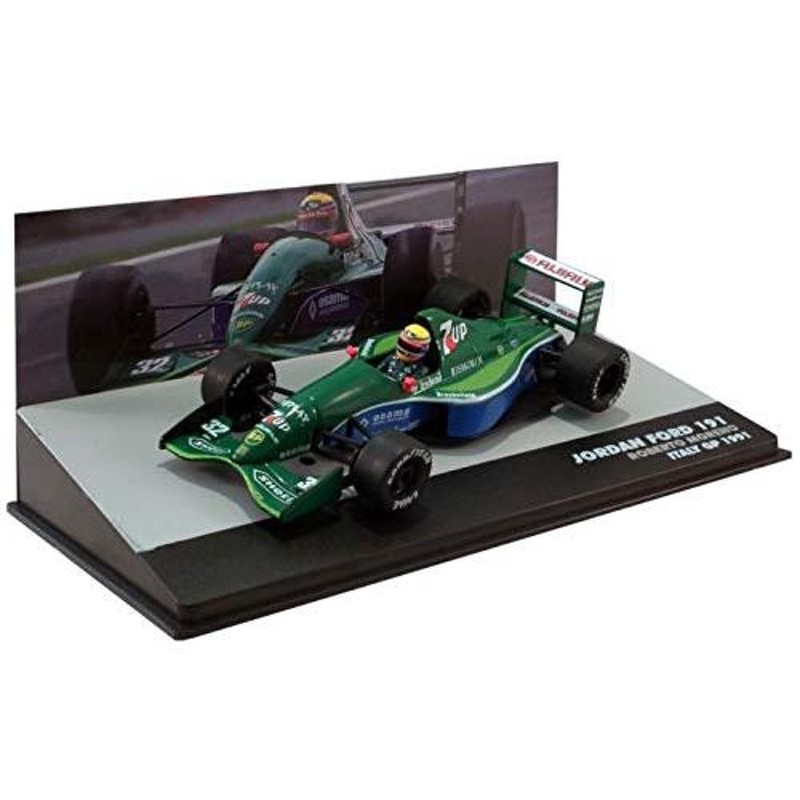 F1 ミニカー 1/43 FORD ジョーダン 191 イタリアGP 1991 No32 ロベルト モレノ | LINEショッピング