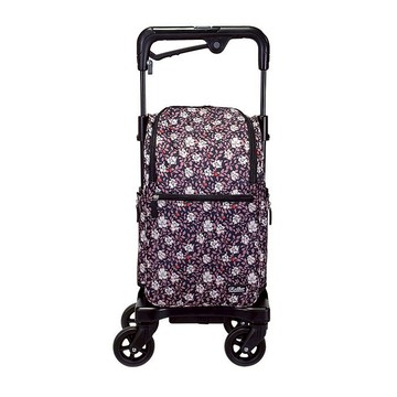 【海夫健康生活館】YL 高度調整 煞車 重心設計 銀髮族 購物助行車 步行輔助車 櫻花粉(NO.07SA)