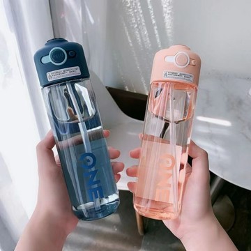 台灣-出貨💖吸管杯1000ml  飲吸管杯 防摔 水瓶 吸管杯 塑料吸管杯 手提吸管杯 細吸管杯 隨身吸管杯 高顏值杯子