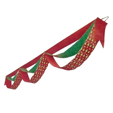 3米聖誕波浪旗 - 聖誕樹造型  3m  聖誕樹  1個