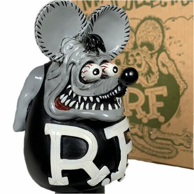 【全品送料無料】 NODDING 【men242AH】 ラットフィンク FINK RAT DOLL LARGE GRAY その他
