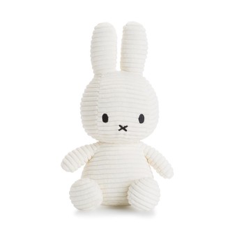 Bon Ton Toys | Miffy 米飛兔 燈芯絨娃娃 白色 23cm