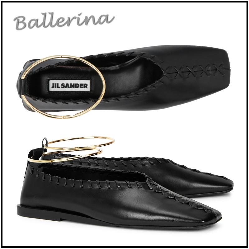 JIL SANDER ジルサンダー BALLERINA BALLET FLATS バレリーナ メタル 