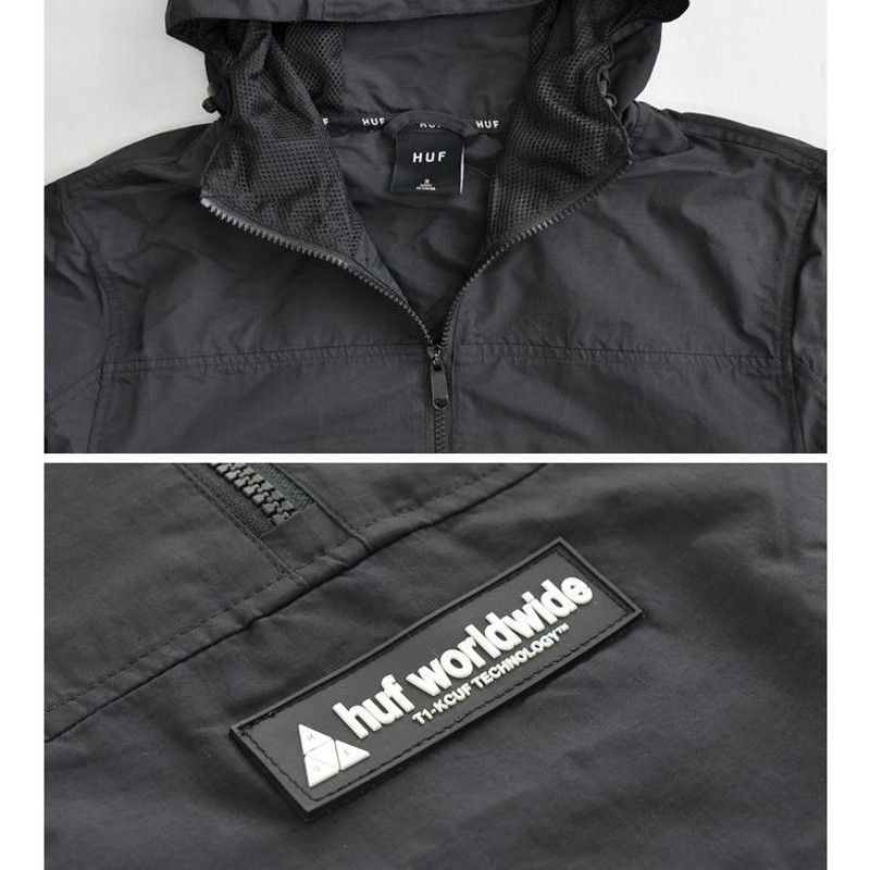 HUF ハフ NYSTROM PACKABLE JACKET アノラックジャケット ナイロン ...