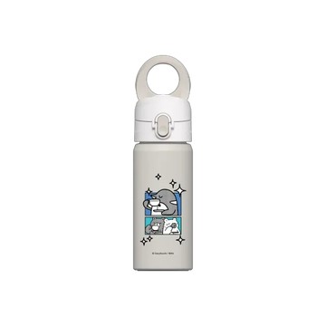 磁吸水壺 AquaStand 不鏽鋼 480cc - 無吸管 貝殼灰 - 白白日記 Darylhochi - Chill~