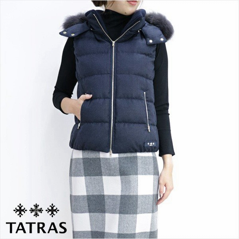 17年秋冬 タトラス Tatras レディース Lusera ダウンベスト ネイビー Lta18a4572 79 Navy 通販 Lineポイント最大0 5 Get Lineショッピング