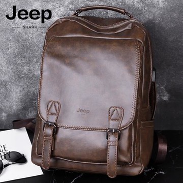 jeep吉普雙肩包男士旅行大容量商務出差旅游休閑電腦包韓版背包潮