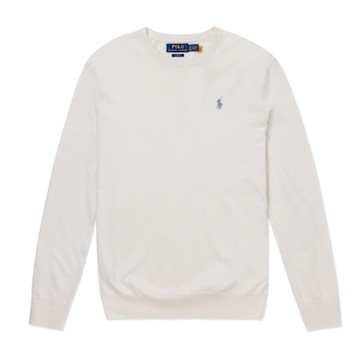 Polo Ralph Lauren RL 熱銷刺繡小馬針織毛衣-杏色