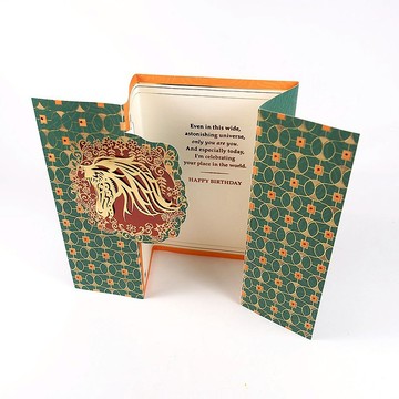 十二生肖-馬【Hallmark-Eight Bamboo傳統古風卡片 生日祝福】