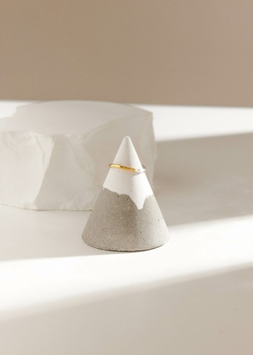 個性雙色．純銀戒指