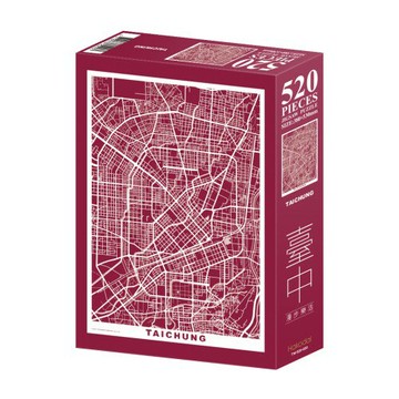 台旺文創 -臺中－漫步樂活（520片）拼圖 TW-520-020