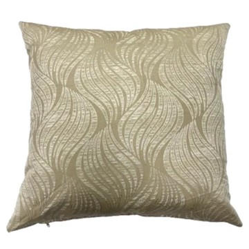 J&N 柔曲緹花抱枕 (2入/1組)  45 x 45cm  卡其