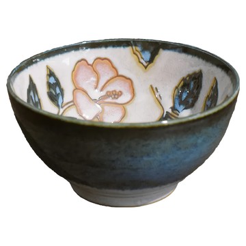 陶瓷碗盤組-日本製造  粉玫瑰  1個