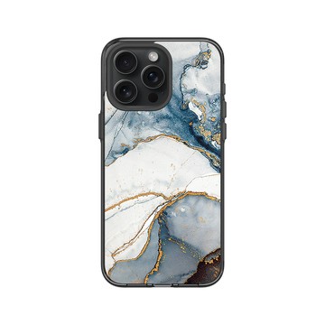 iPhone 15 Pro Max Clear 酷墨灰 - 石紋與渲染 / Marble & Dreamy Gradient - 破曉