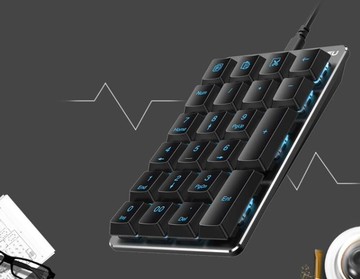 數字鍵盤  小鍵盤機械USB銀行財務會計免切換有線外接臺式通用  mks  瑪麗蘇