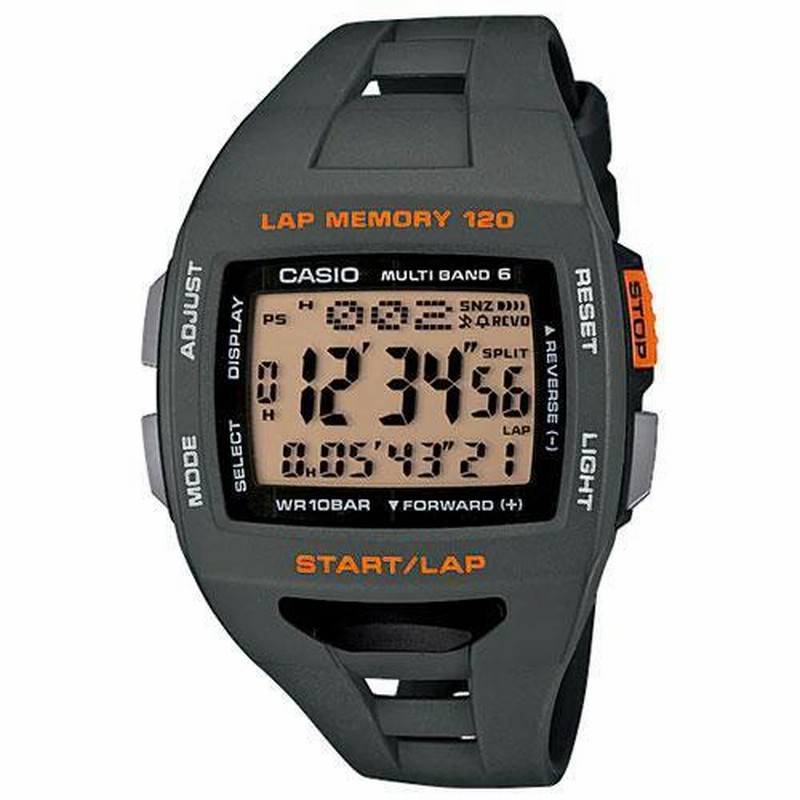 CASIO MULTI BAND 8 レッド腕時計 CASIO MULTI BAND 8 レッド腕時計 CASIO MULTI BAND 8 レッド