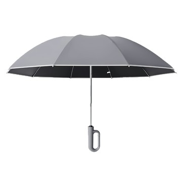 ON MY OWN 全自動扣環反向傘 L 灰色 單手操作 反向收傘設計  1支