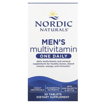 Nordic Naturals, 男性多維生素，每日一片，30 片