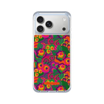 iPhone 17 Pro Max ClearX (MagSafe 兼容) 冰透藍 - Bebel Franco - Artdeco Tropical