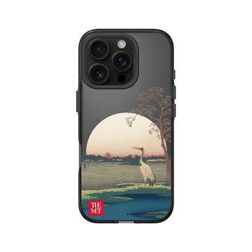 iPhone 16 Pro Clear 酷墨灰 - The MET - 歌川廣重《名所江戶百景 蓑輪金杉三河島》