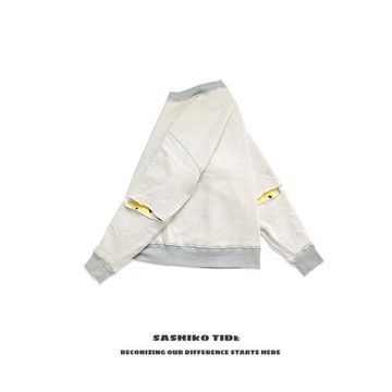 23AW KAPITAL 平田和宏 兔年限定款日系寬松套頭雙面穿圓領衛衣