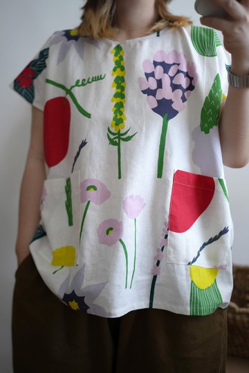 果實花園無袖四方衣