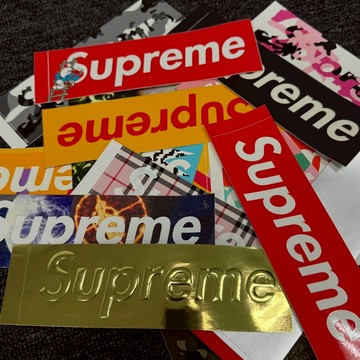 ☆LimeLight☆ SUPREME BOX BOGO 貼紙 聯名貼紙 機車貼 車貼 安全帽貼