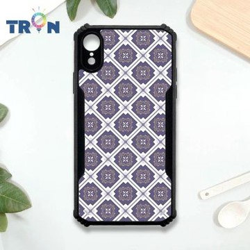 TRON iPhone XR 幾何復古花磚-3 四角防摔 機甲殼 軟硬殼 手機殼