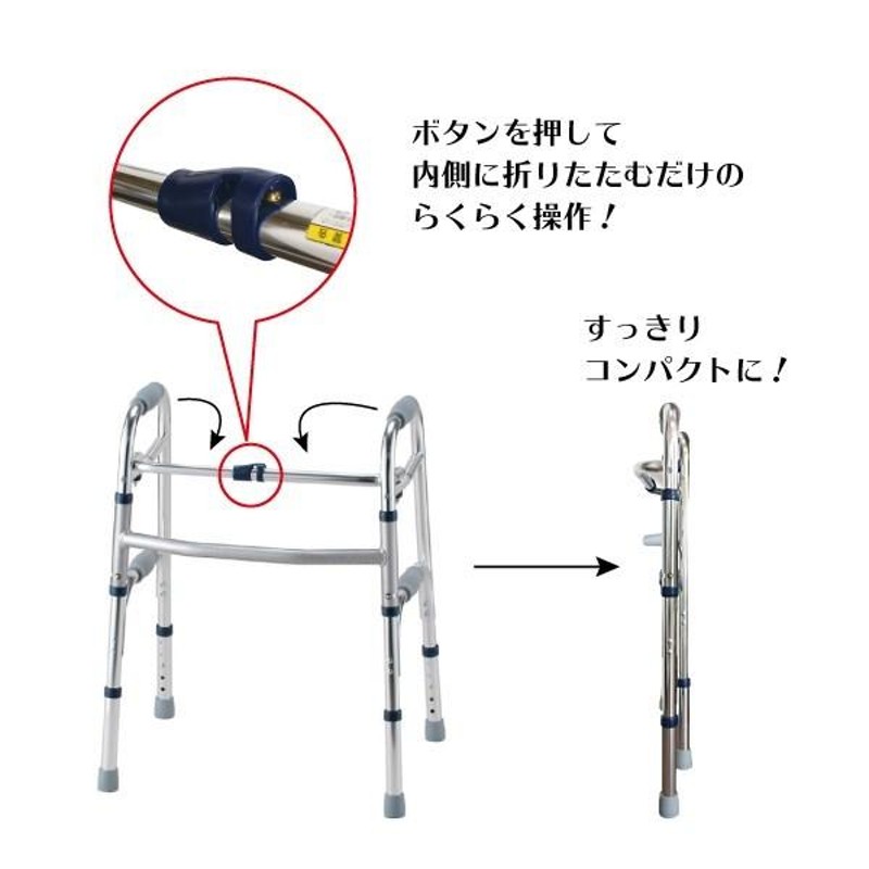 歩行器 高齢者 室内用 屋外用 介護用品 歩行補助 セーフティアーム