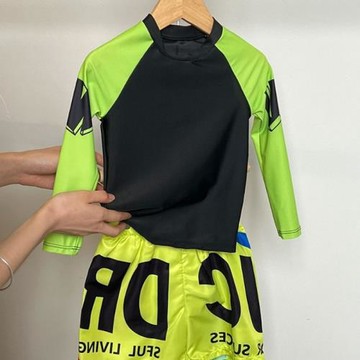 男童2026夏季新款寶寶泳衣網紅洋氣拼接兩件套速干中大童薄款泳褲