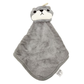 立體萌寵款親膚珊瑚絨強力吸水擦手巾 - 3入 22*38cm  犬貓熊  1組