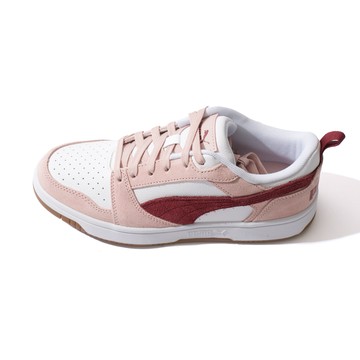 Puma Rebound V6 Low Sd 女鞋 白粉色 復古 皮革 運動 休閒鞋 40226208