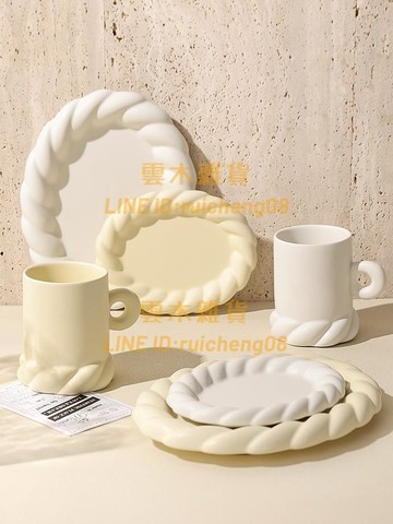 韓式零食盤 高級感點心盤精致輕食甜品盤 水果盤子IG風茶點小碟子【雲木雜貨】