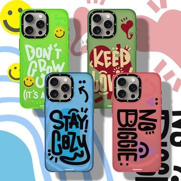 youngkit原創潮流 iphone 15 pro max 6.7吋 心悅系列 塗鴉彩繪手機殼