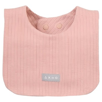 KU.KU Duckbill 酷咕鴨 PLUS竹纖羅紋方形圍兜  自然粉  1入  1件