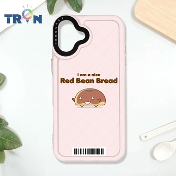 TRON iPhone 16 PLUS 紅豆麵包君表情包系列 防摔太空載具殼 透白 軟硬 手機殼