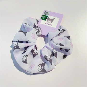 髮飾 三麗鷗系列可愛造型髮圈 庫洛米 美樂蒂 大耳狗 KITTY女孩兒童髮飾綁髮圈 可愛印花大腸圈