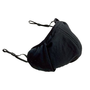 黑色折疊式抗菌布口罩【Mask-01】