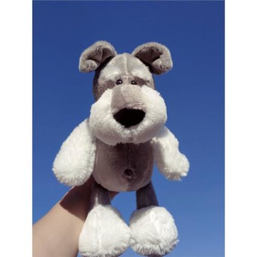 雪納瑞公仔ins警犬狗狗哈士奇娃娃兒童生日禮物毛絨玩具女生可愛