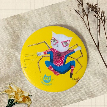 Meowflat 胸章/徽章/別針|英雄貓系列