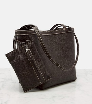 The Row Park Medium leather shoulder bag