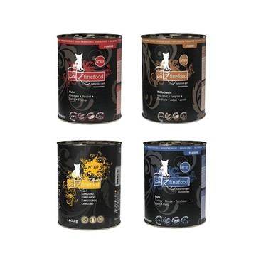 CATZ 【6入組】德國-單一純肉低敏無穀主食罐 400g  finefood貓專用主食罐