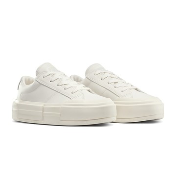 CONVERSE【授權專賣店】＊新款＊男女低筒休閒鞋 皮革 Ctas Cruise UU 輕量厚底 白灰 A15818C