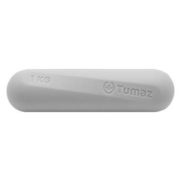 Tumaz 月熊 一體成型 環保材質 迷你啞鈴 莫蘭迪色系 煙波灰  1個  1kg