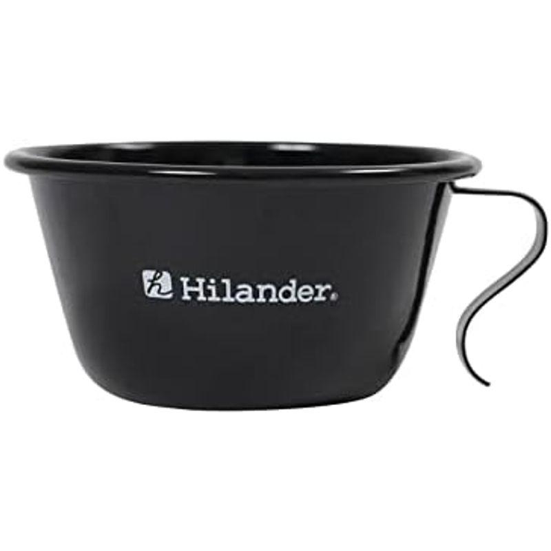 Hilander ホーロースタッキングシェラカップ ブラック