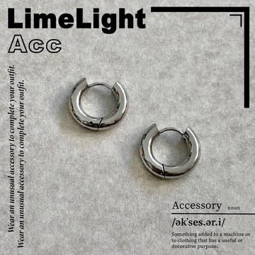 ☆LimeLight☆ 簡約 粗耳環 Y2K INS 鈦鋼耳環 男女耳環 飾品 鈦鋼 耳環 韓國 ACC-D1403