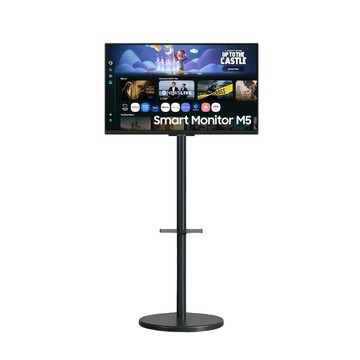 SAMSUNG 三星 27型 FollowMe 移動式智慧聯網液晶螢幕顯示器組 M5 黑