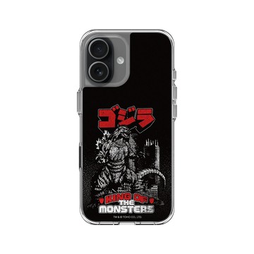 iPhone 17 Clear Case（相機按鈕） 透明 - 哥吉拉 Godzilla - 怪獸之王