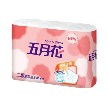 五月花 小捲筒式衛生紙 270張  11cm  6捲  1袋